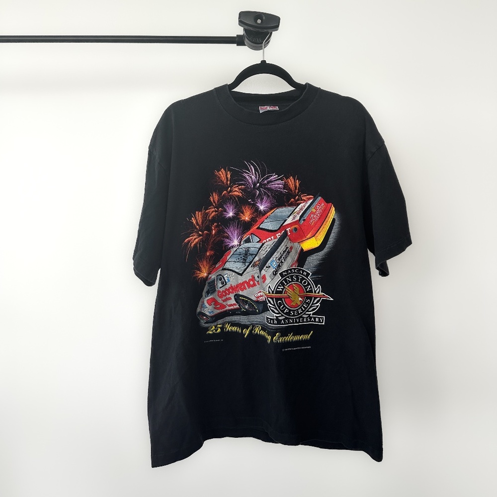 VINTAGE NASCAR WINSTON CUP 25th ANNIVERSARY T-SHIRT (Dale Earnhardt 1995)